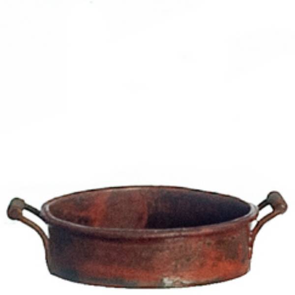 Rusted Dollhouse Miniature Pan