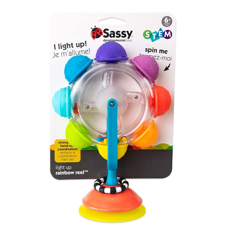 Light Up Rainbow Reel Tray Toy