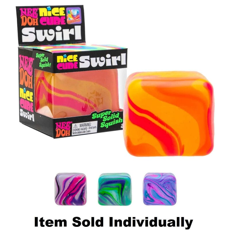 NeeDoh - Nice Cube Swirl (Assorted Colors)