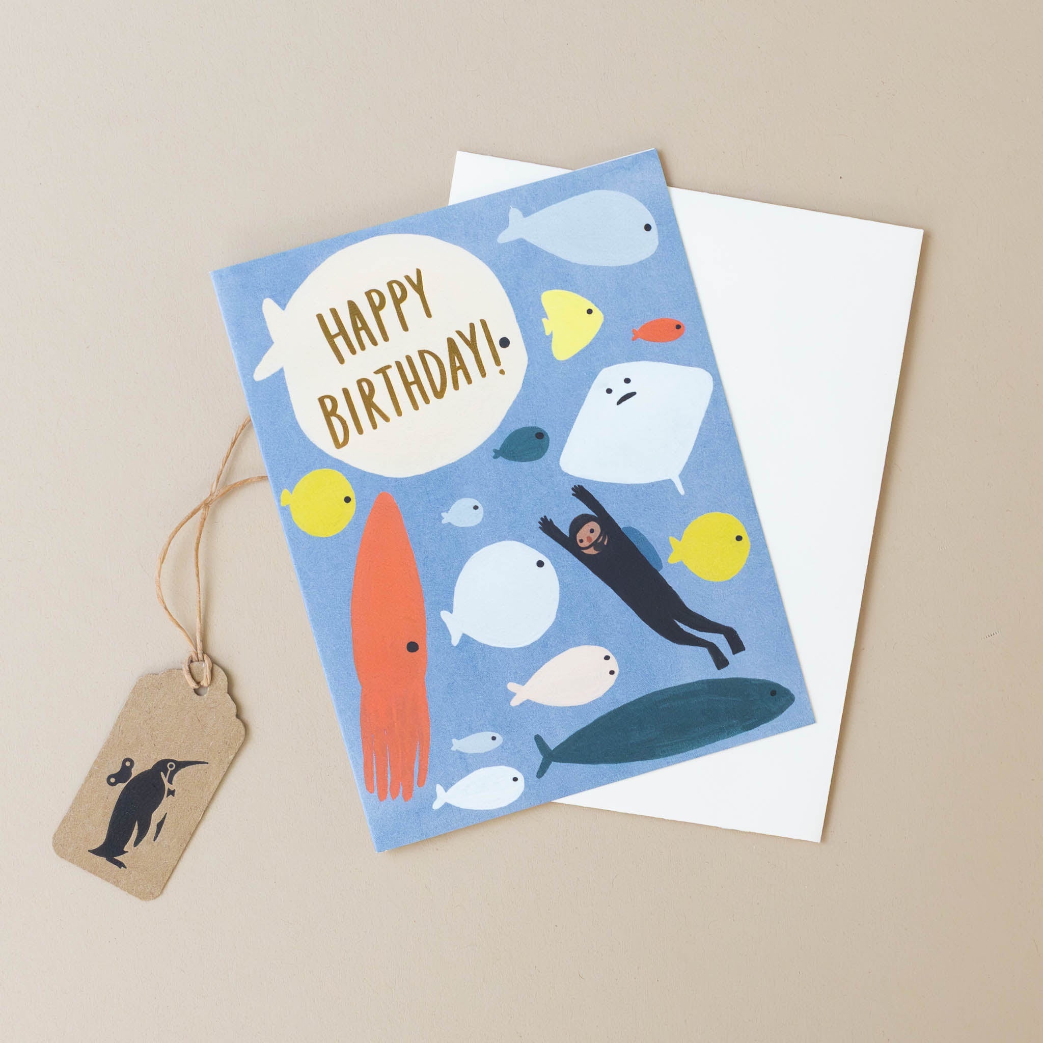 Scuba Duba Birthday Greeting Card