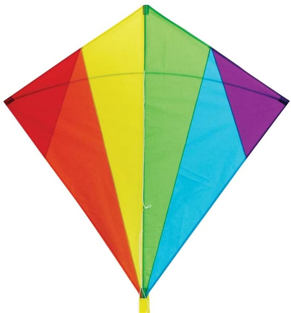 32 Inch "Rainbow" Diamond Kite with Line Included
