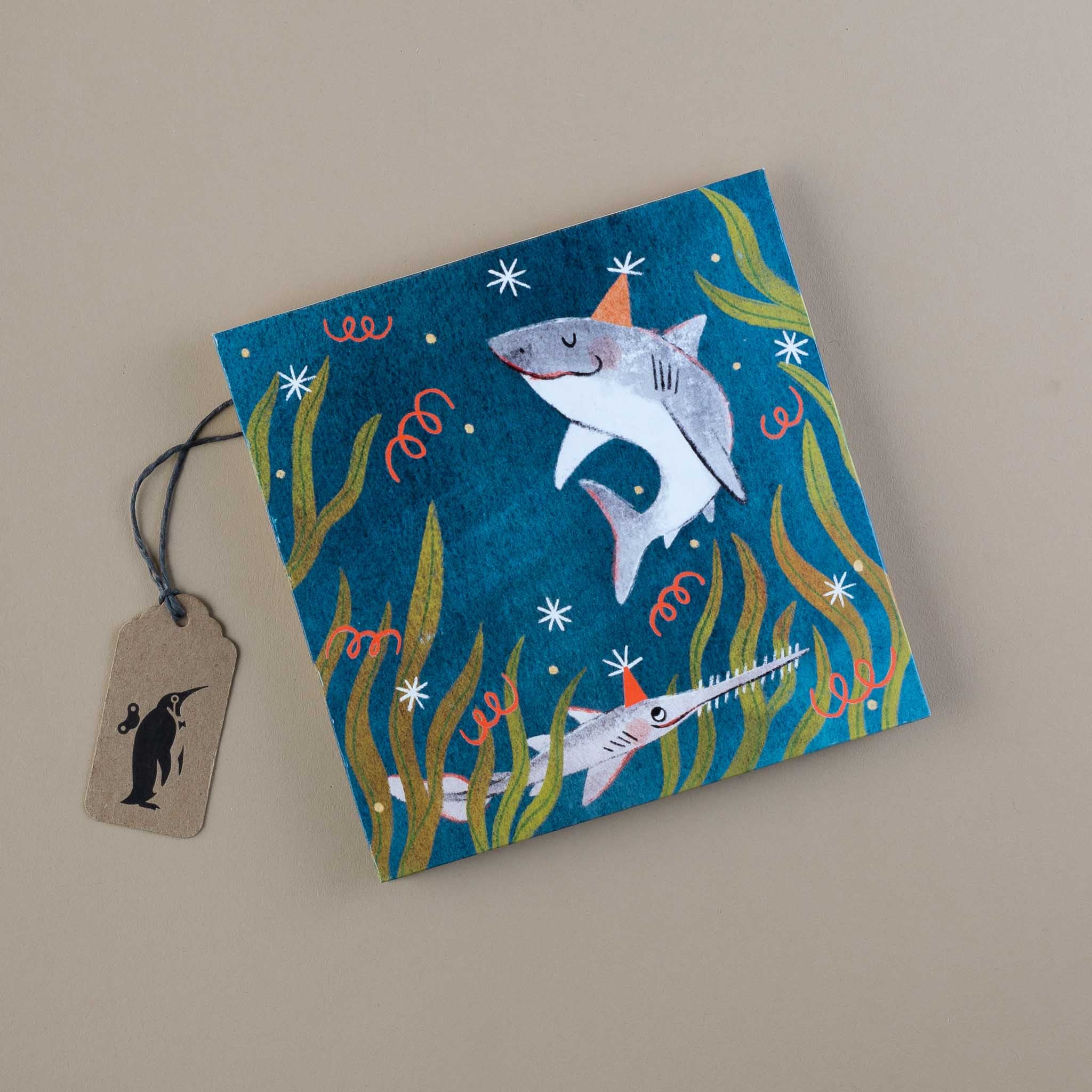 Sharks Birthday Pop-Up Greeting Card