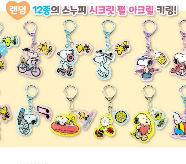 Snoopy Acrylic Keyring Blind Box