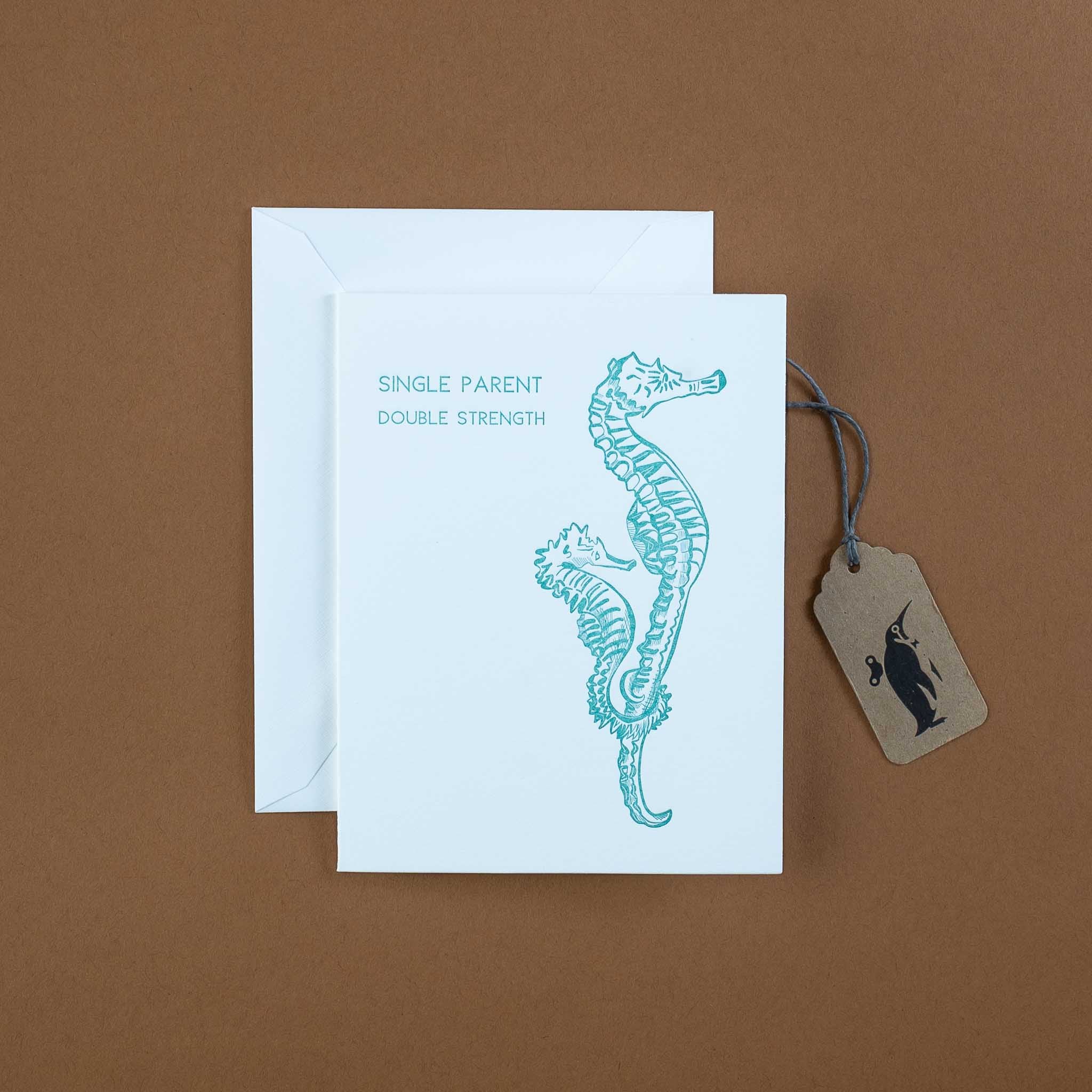 Seahorse Parent Greeting Card
