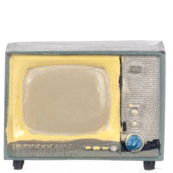 Small Dollhouse Miniature TV
