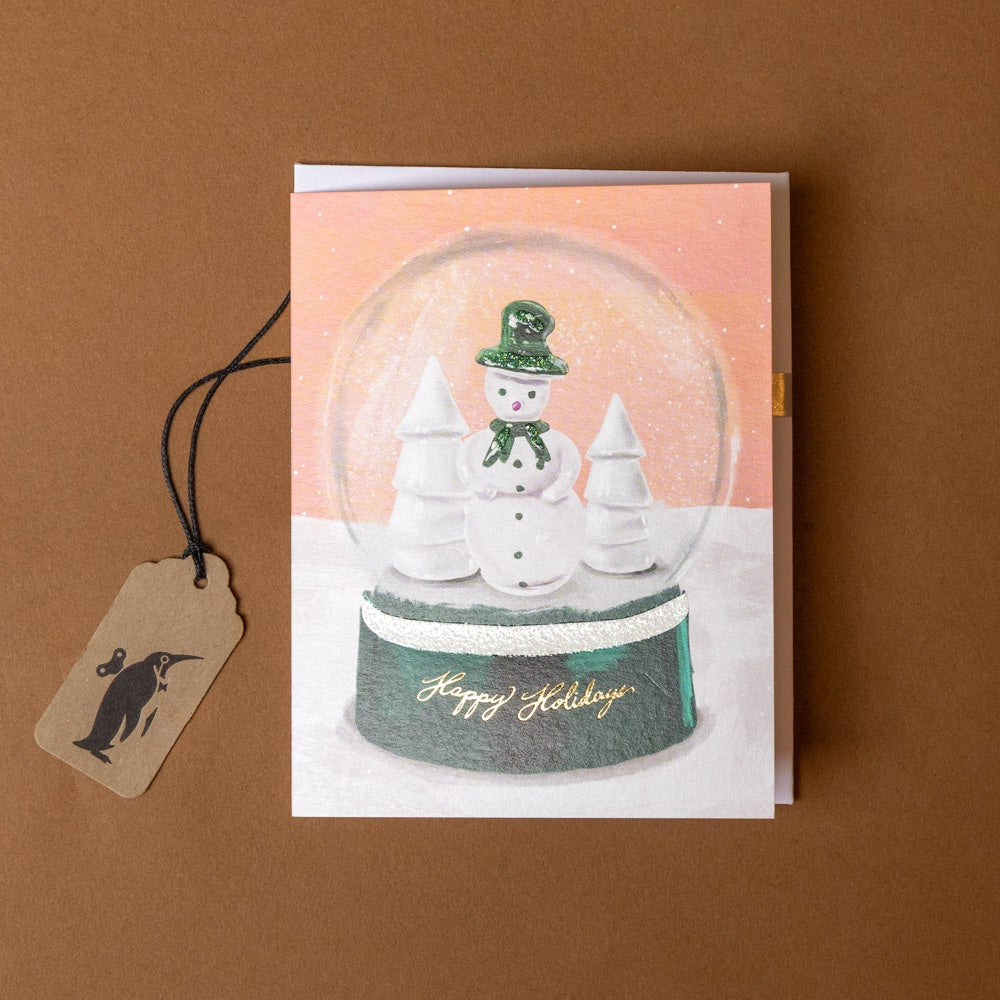 Snowglobe Holidays Greeting Card