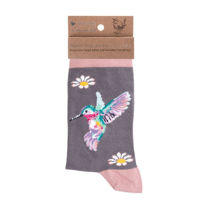 Wisteria Wishes' Hummingbird Socks