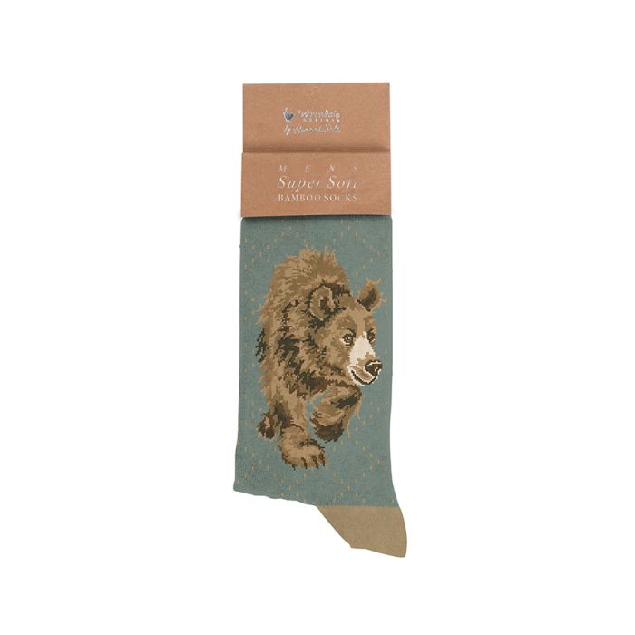 In My Footsteps' Bear Men's Socks
