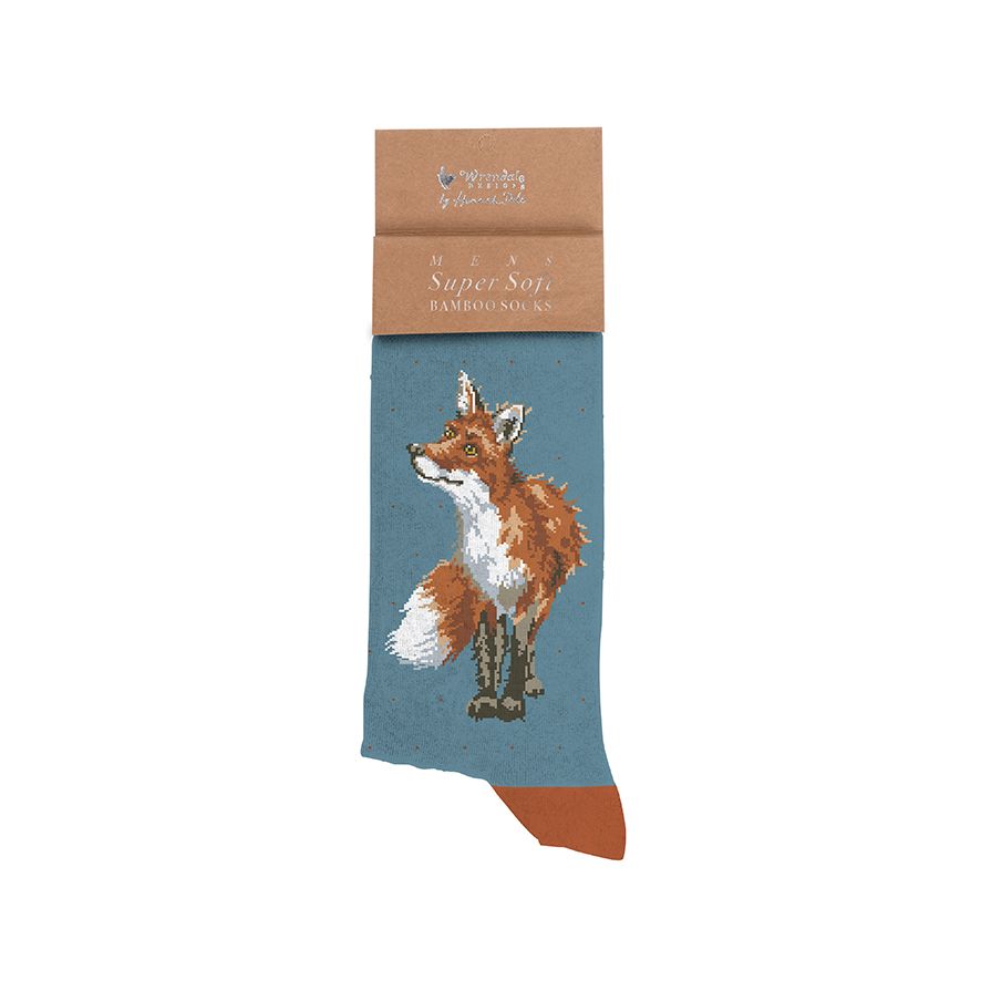 Bright Eyed and Bushy Tailed' Fox Men's Socks
