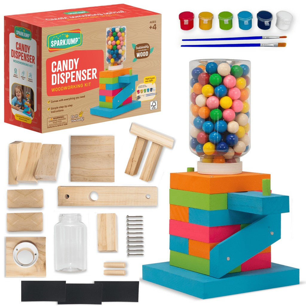 DIY Candy Dispenser Woodworking Kit