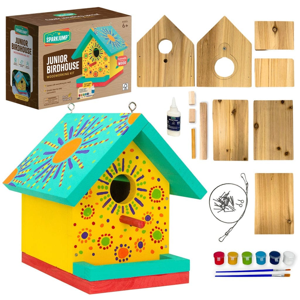 Jr. Birdhouse Woodworking Kit