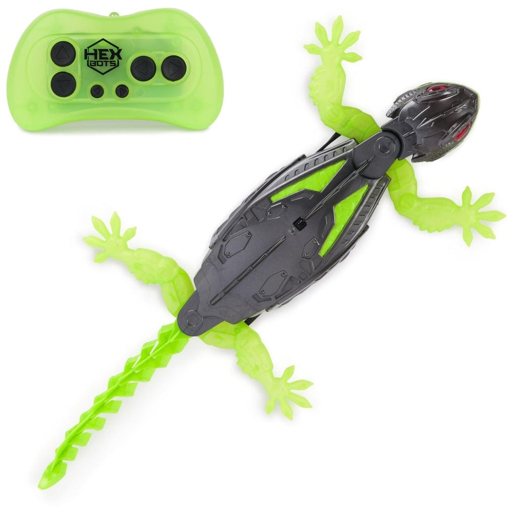 HEX BOTS Wall Crawler Glow-in-the-Dark Gecko