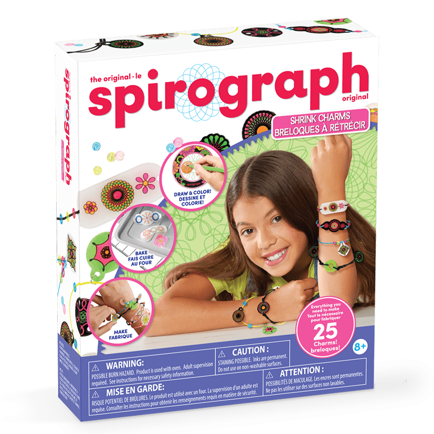 Spirograph Shrink Charms