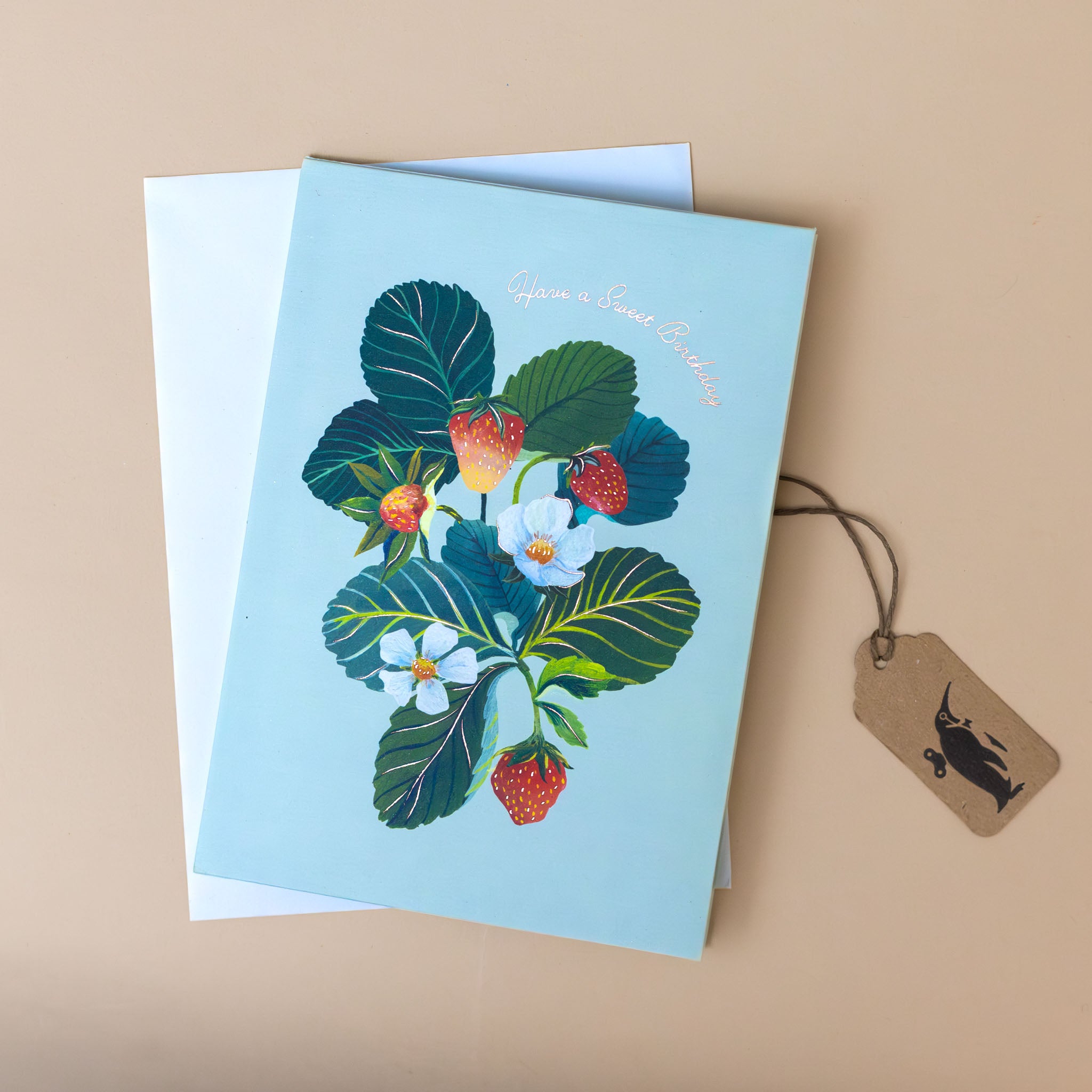 Strawberries Pop-Up Greeting Card