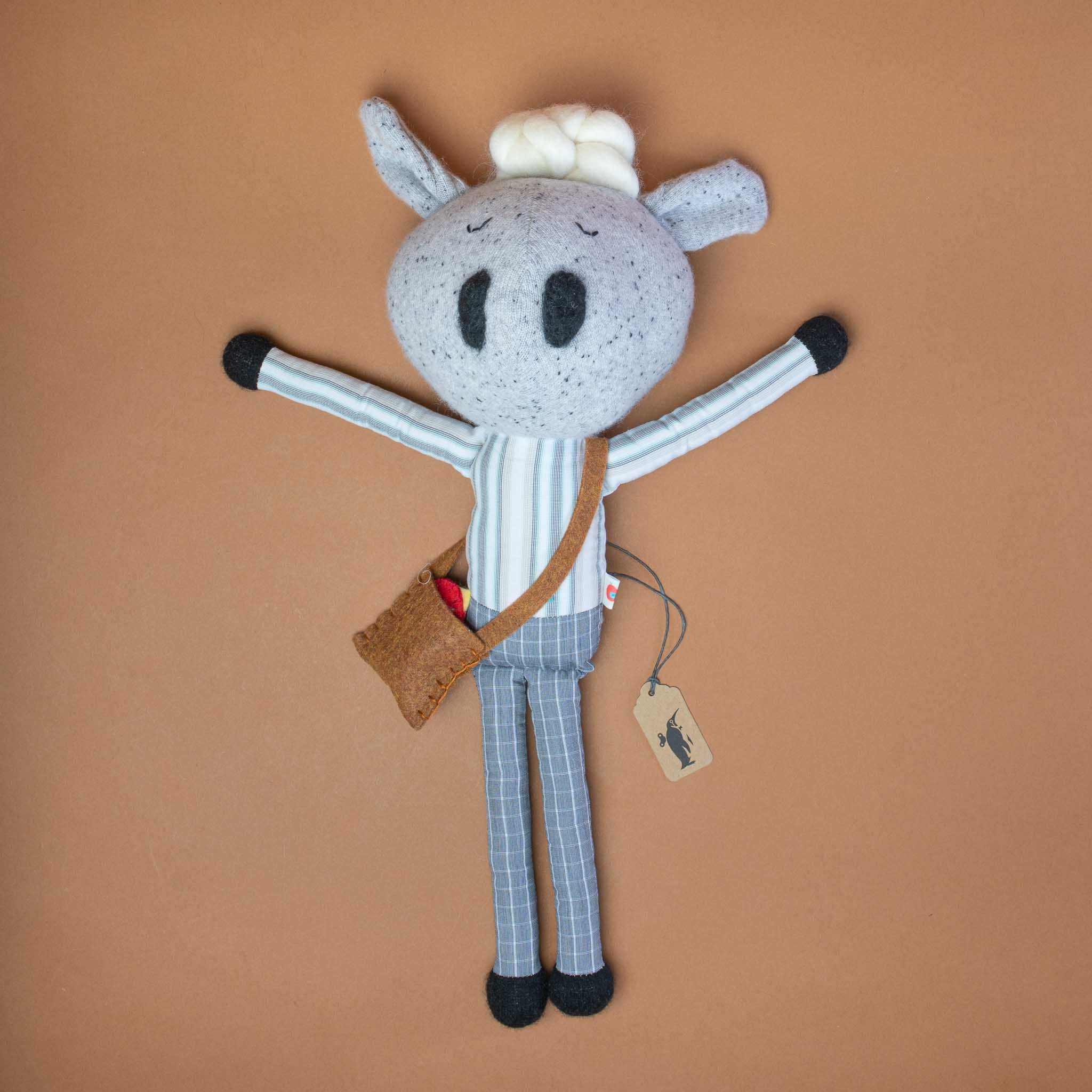 Cashmere Sweater Stuffie | Sheep