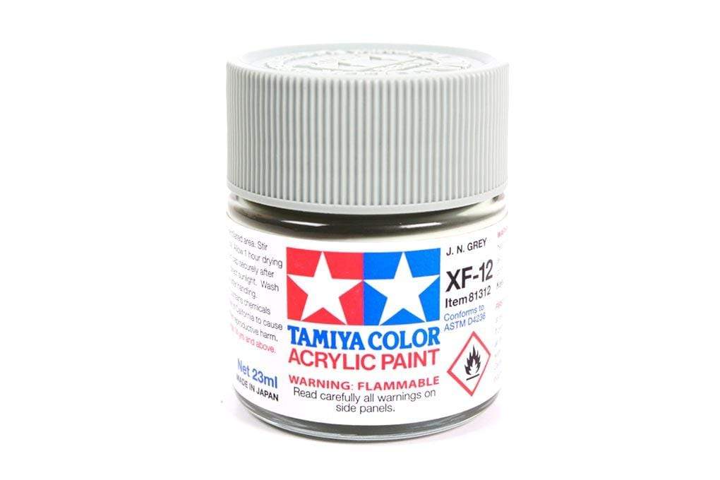 Tamiya Acrylic XF-12 J.N. Gray 23ml Bottle