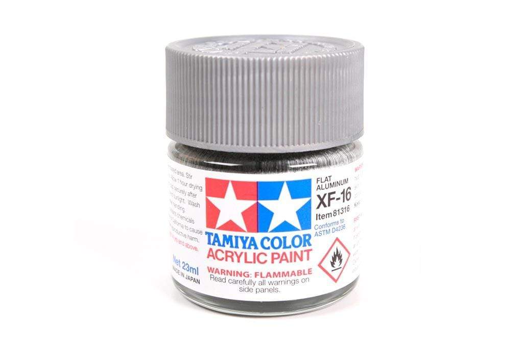 Tamiya Acrylic XF-16 Flat Aluminum 23ml Bottle