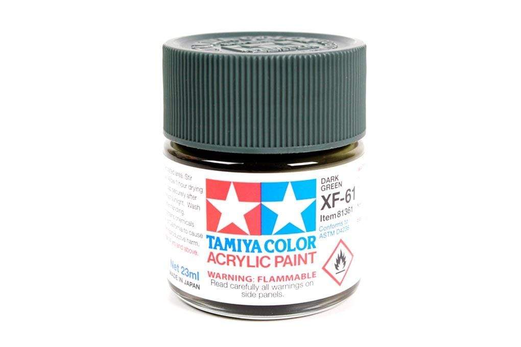 Tamiya Acrylic XF-61 Dark Green 23ml Bottle