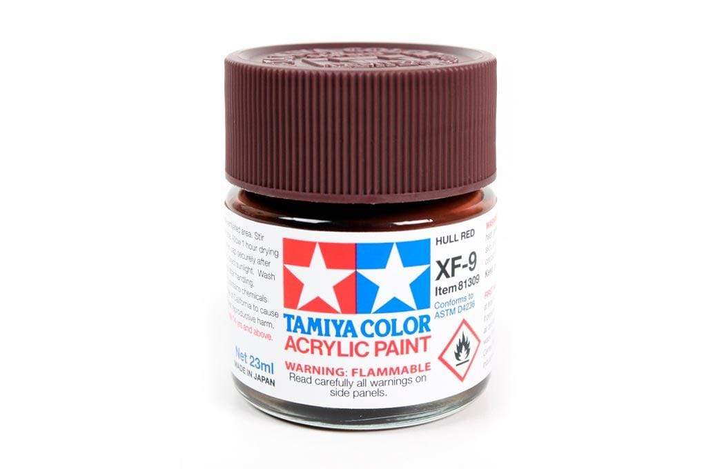 Tamiya Acrylic XF-9 Hull Red 23ml Bottle