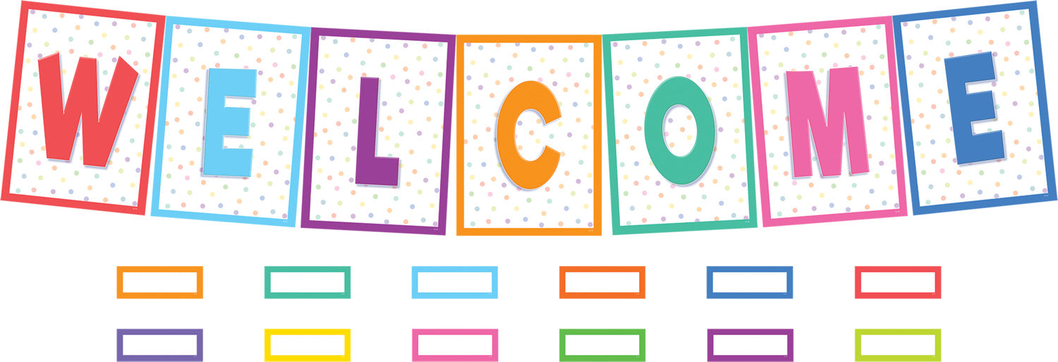 Colorful Welcome Bulletin Board