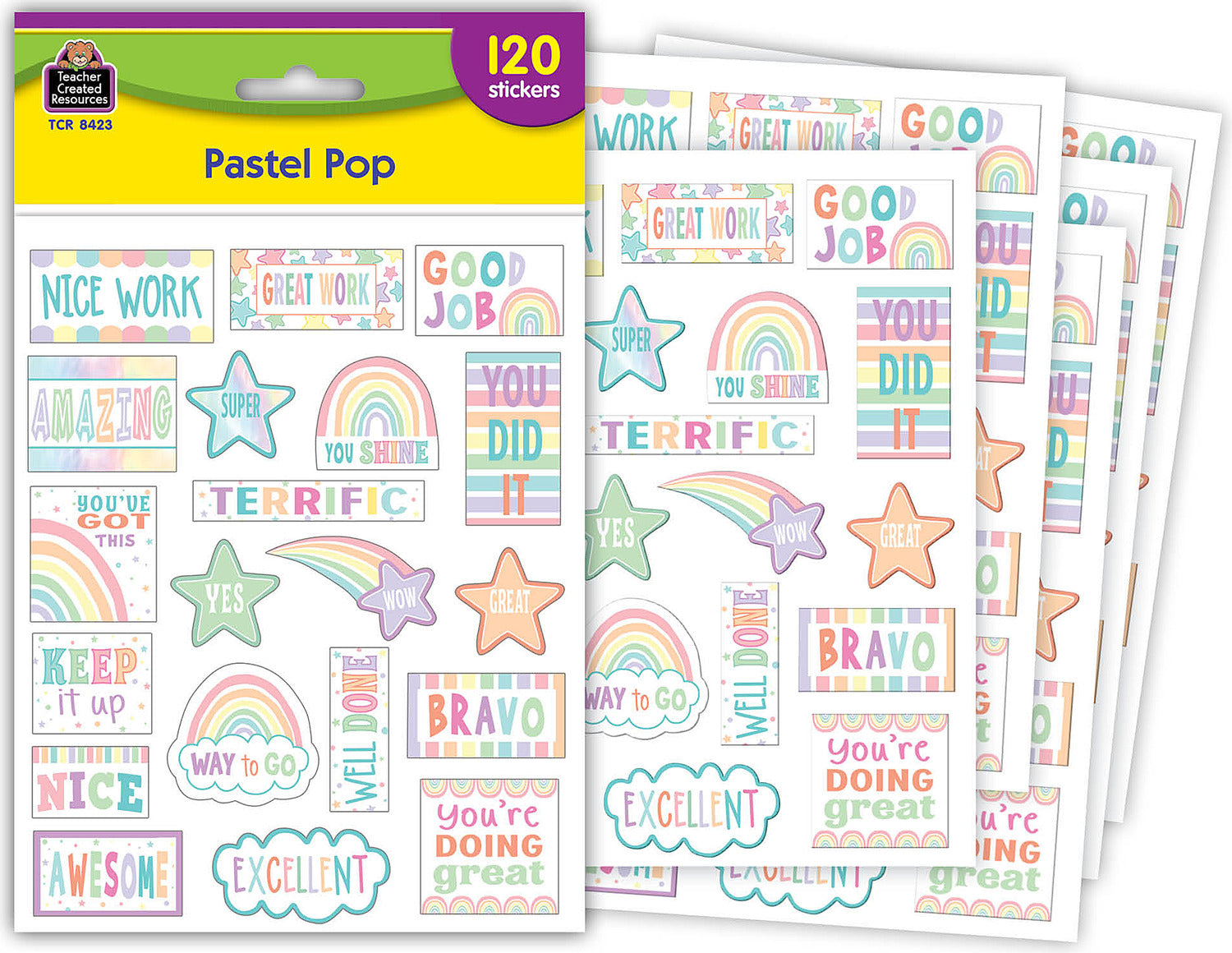 Pastel Pop Stickers
