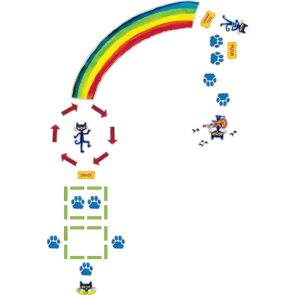 Pete the Cat® Rainbow Boogie Sensory Path