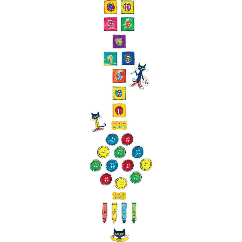 Teacher Created Resources Pete the Cat Numbers and Colors Sensory Path