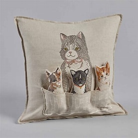 Basket of Kittens Pocket Pillow