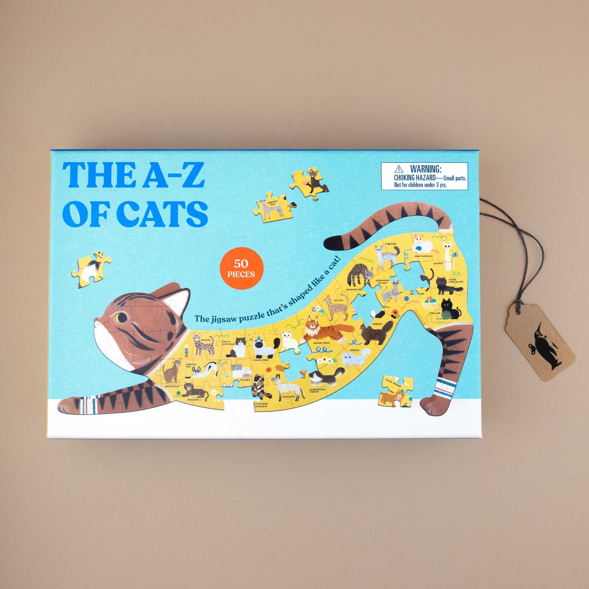 The A to Z of Cats 58 piece Puzzle