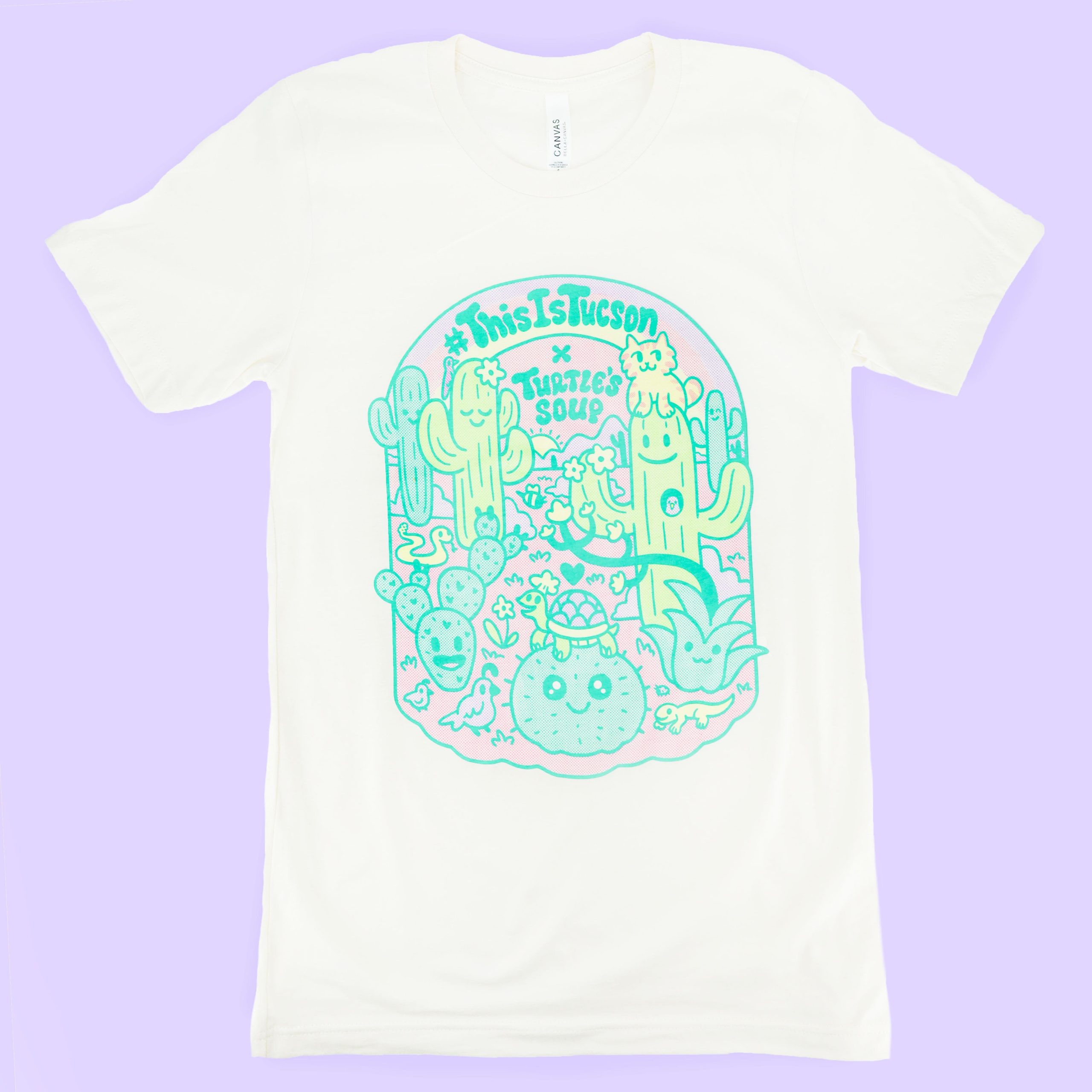 This is Tucson x Turtle's Soup Desert Collab Screen Printed T Shirt