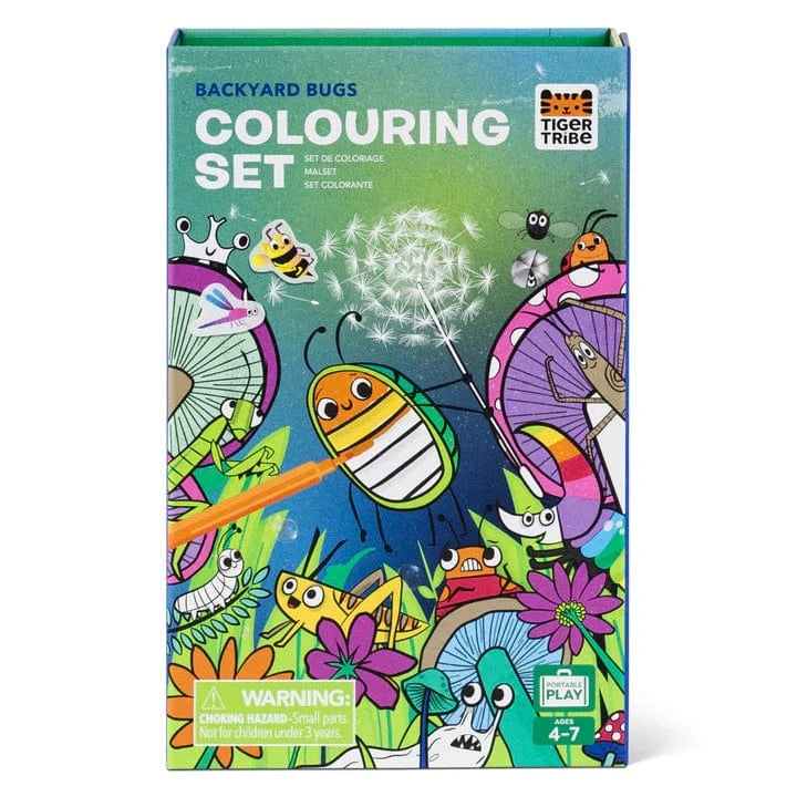 Backyard Bugs Coloring Set