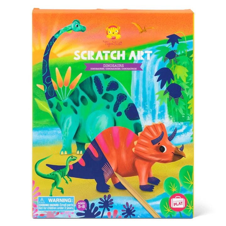 Scratch Art - Dinosaur