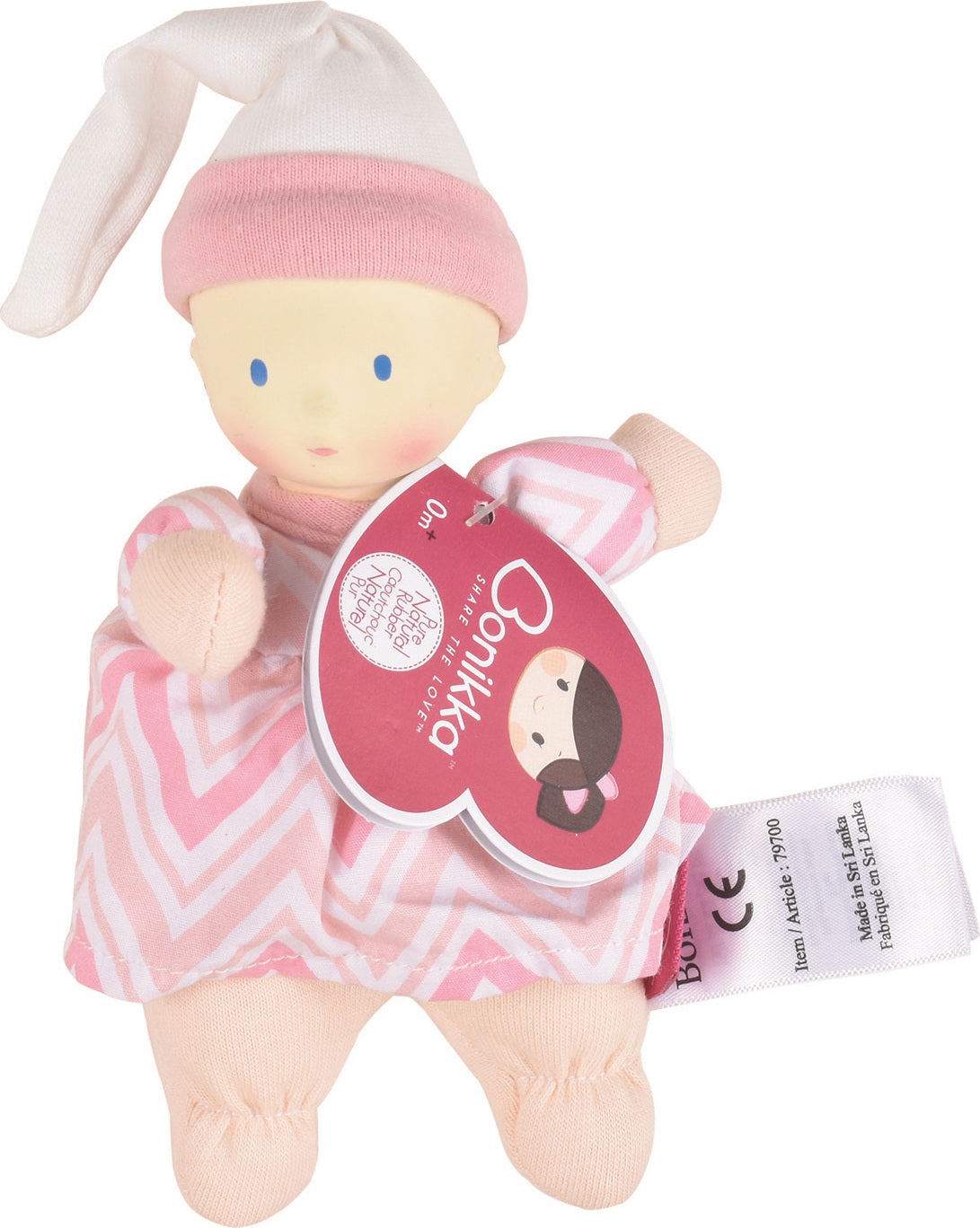 Precious Light Skin Doll with Rubber Head