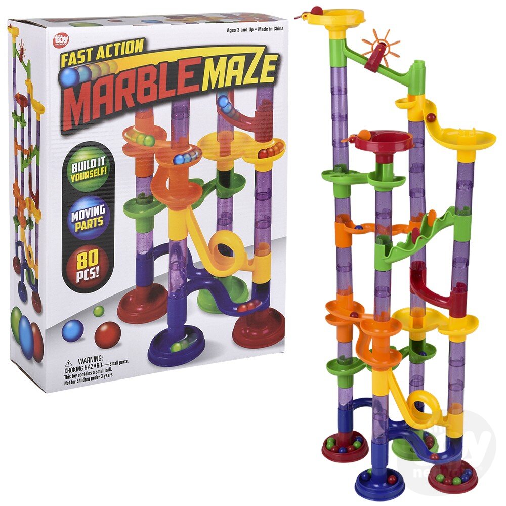 80 Piece "Marble  Maze" Run