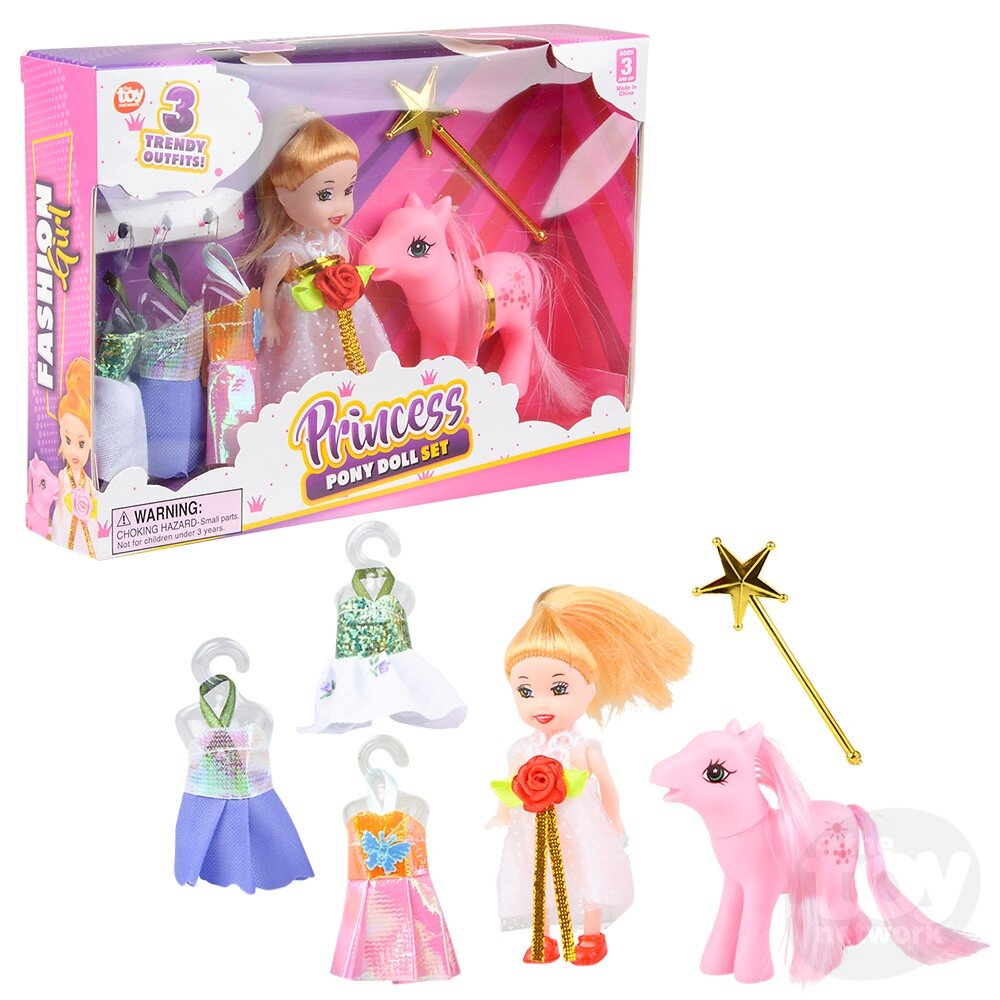 "Princess & Pony" Doll Set