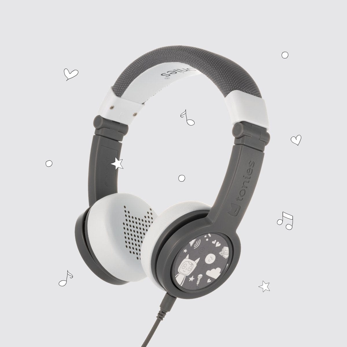 Tonie Foldable Headphones - Gray