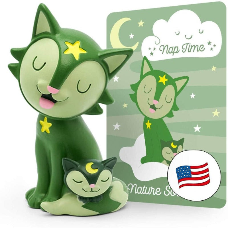 Nap Time: Nature Sounds Green Cat Tonie Character