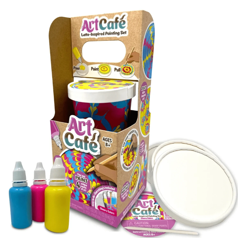 Art Café Latte-Inspired Painting Set - Cheery