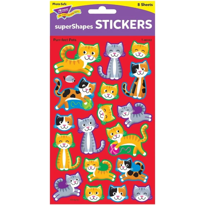 Purr-fect Pets Cat Stickers