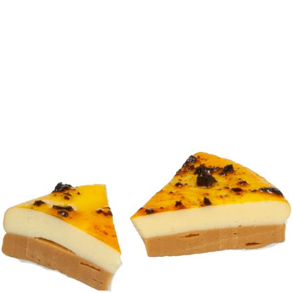 2 Dollhouse Miniature Cheesecake Slices