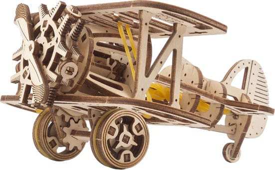 UGears Mini Biplane - Wooden Building Kits