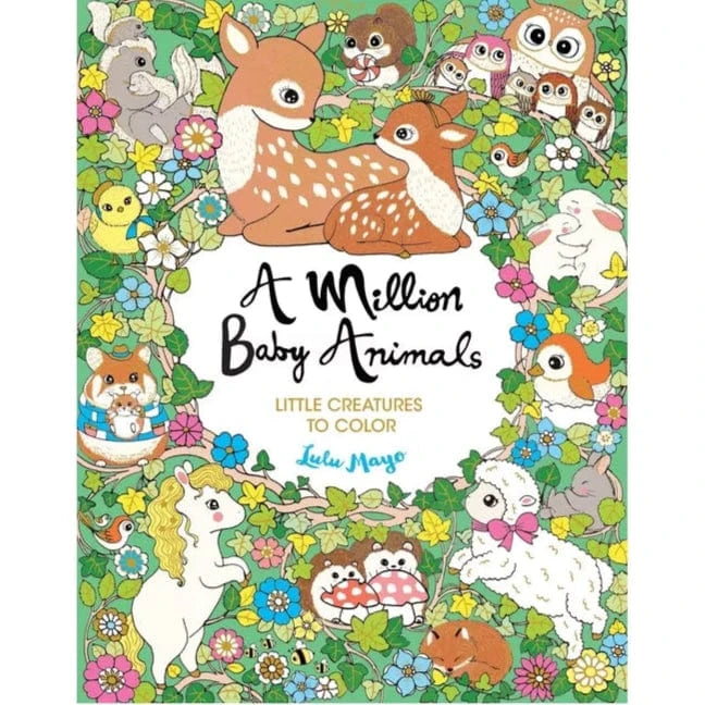 A Million Baby Animals: Little Creatures to Color