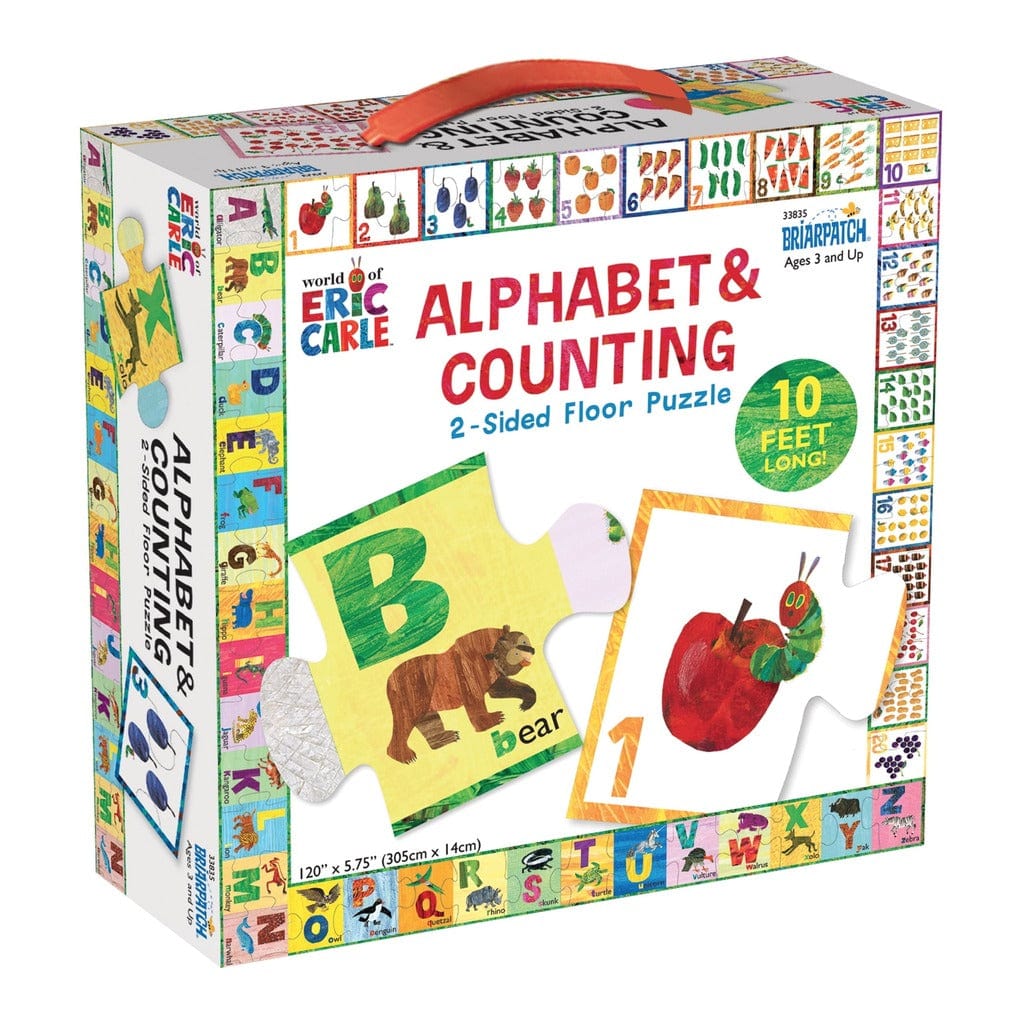 Eric Carl ABC/123 2-sided Floor Puzzle