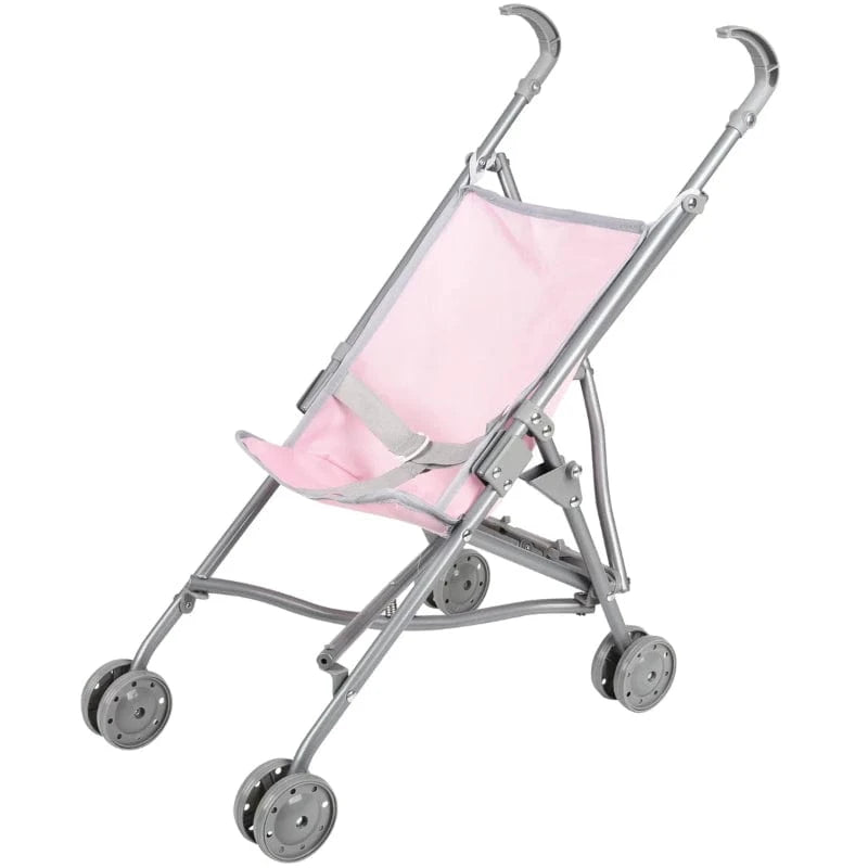 Pink/Grey Baby Doll Stroller