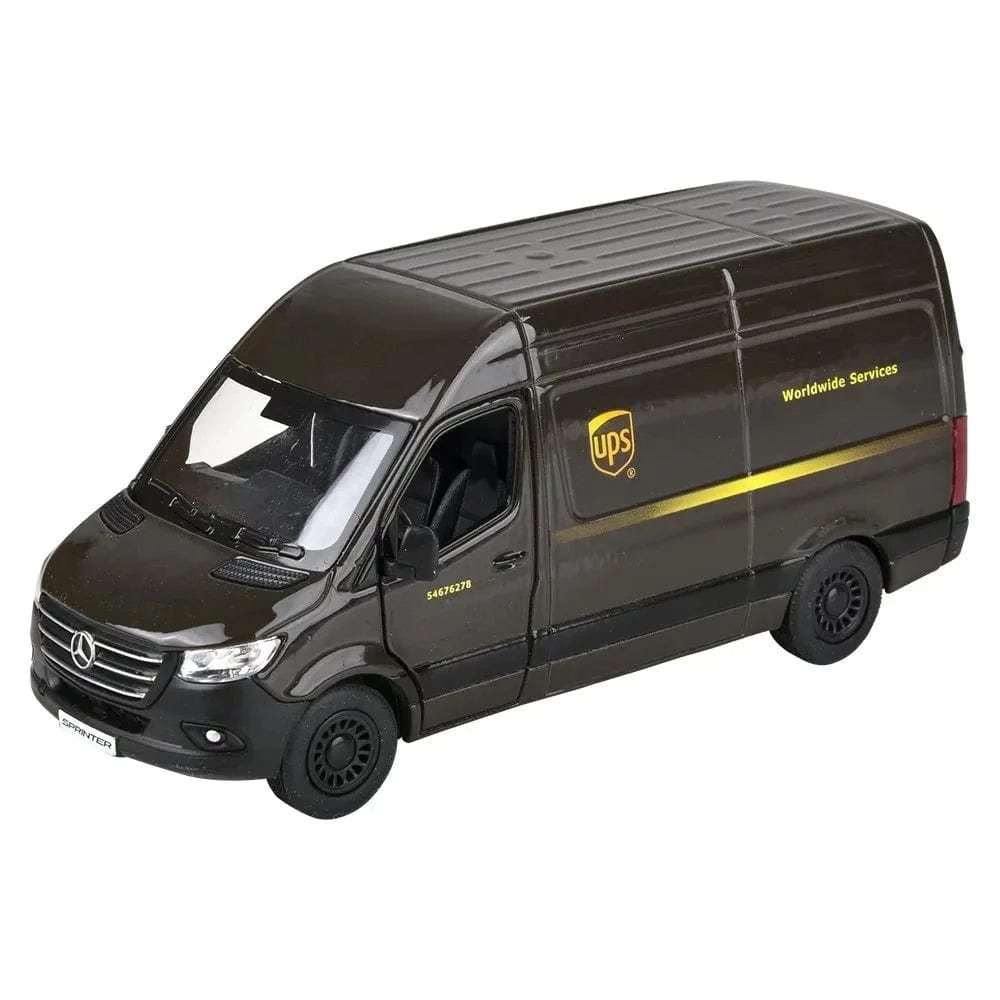 Die Cast UPS Mercedes-Benz Sprinter Pullback