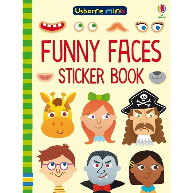 Usborne Minis: Funny Faces Sticker Book