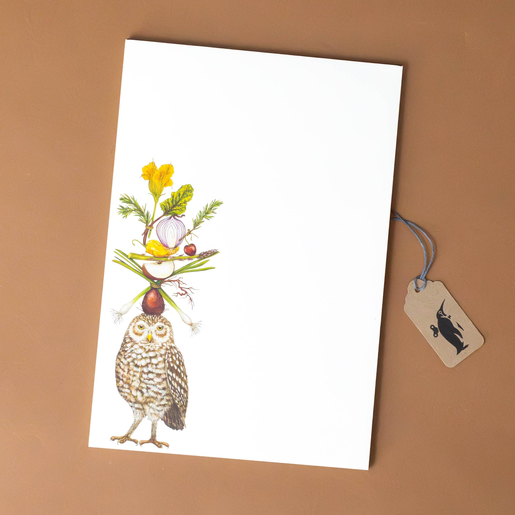 Vegetarian Owl Notepad