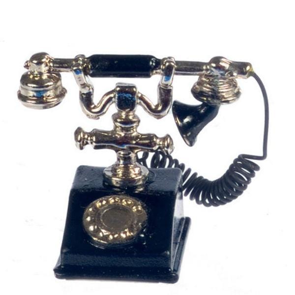 Old-Fashioned Dollhouse Miniature Telephone