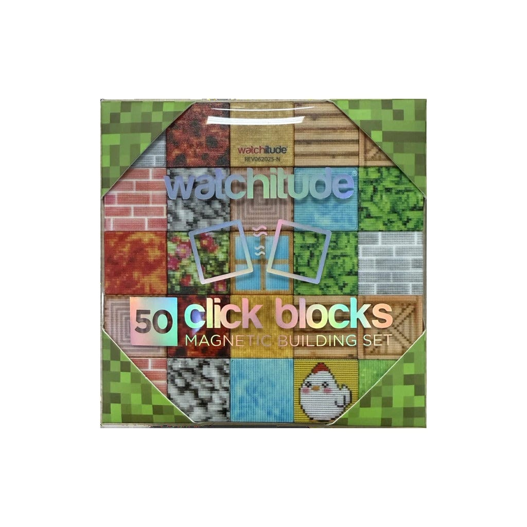 Minecraft Magnetic Click Blocks - 50 pieces