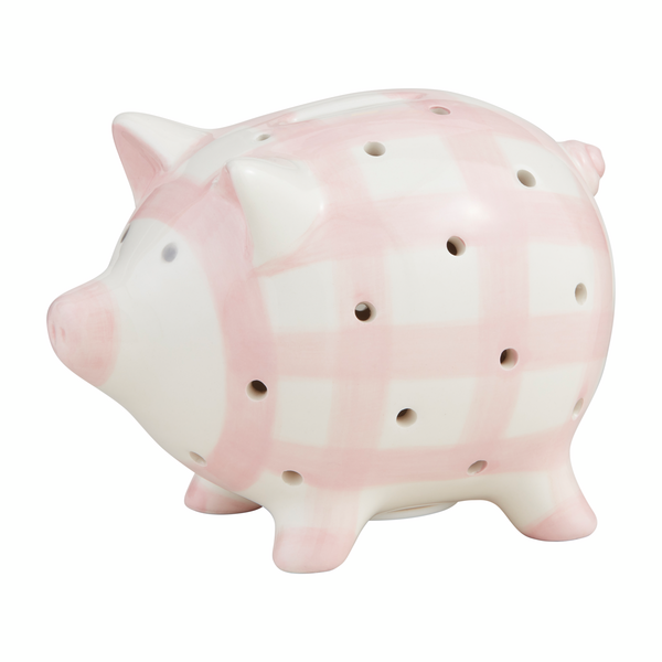 Pink Light-Up Piggy Bank